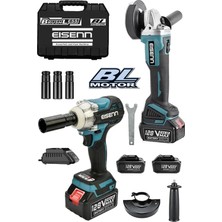 Blue Traxx 2 Li Set Motor ve Spiral Taşlama Çantalı Akülü Hediye