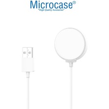 Microcase Huawei Watch Gt 6 46MM Için USB Manyetik Şarj Cihazı Beyaz - AL3433