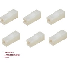 Isıkar Terminal Soket Kılıfı Plastik 6,3mm (1000 Li)