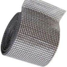 Nuvigo Sıralı Taş Şerit 24'lü Gümüş 5 Metre