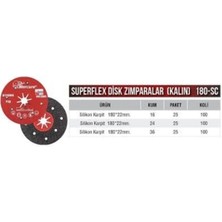 180X22,23 Silikon Karpit Disk Seti - 5 Adet, Dayanıklı ve Güvenilir