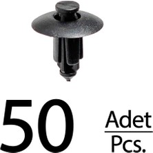 Alpha Auto Part Honda Accord Cr-V Civic Odyssey Için Çamurluk Tamponu Itmeli Klips - 50 Adet