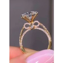 Kurdele Modeli Gümüş Tektaş Yüzük