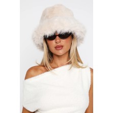 Verahed Rus Kalpak Şapka Kadın Kürk Peluş Kışlık Şapka, Yumuşak Dokulu, Sıcak Tutan Kalpak Model