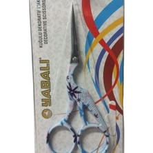 Nuvigo Nakış Makası Kuğulu Dekoratif Makas Mavi YBL-047 Model 9