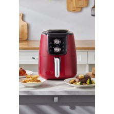 Özbience Air Pro Cook Manuel Xl Airfryer Ruby 4 Kişilik, Sağlıklı ve Pratik Kullanım