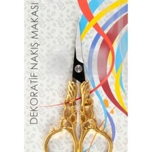 Nuvigo Nakış Makası Dekoratif Altın Kanat Ybl-403 Model 17