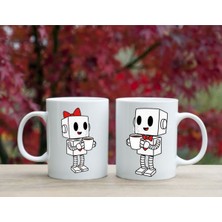 Alpşan Ticaret Sevgiliye Hediyelik Kupa Bardak Takımı 2'li Çift Kupaları