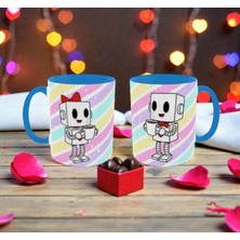 Alpşan Ticaret Sevgililer Günü Temalı Hediye Kupa Bardak Sevgiliye Hediye 2'li Set