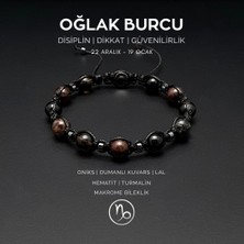 Seven Art Jewelry Oğlak Burcu Makrome Bileklik