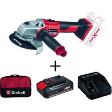 Akkülü Taşlama Seti 125MM 2,5 Ah Starter Kit ve Bez Çanta