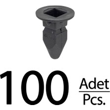 Alpha Auto Part Seat Altea Toledo Cordoba Ibiza Leon Için Tampon ve Çamurluk Önlüğü Vida Tutucu Klips - 100 Adet