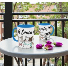 Alpşan Ticaret Sevimli Kedi Baskılı Kupa Hediyelik Kedli Kupalar