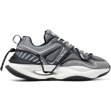Erkek Sneaker ( Günlük) 29214/CP F Bkku  Bikkembergs Shoes Suede Grey/tech Grey