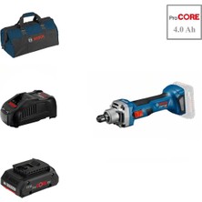 Bosch Ggs 18V-20 1x4 Ah Procore Akülü Taşlama Seti Bez Çantalı
