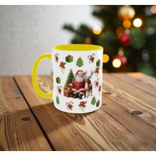 Alpşan Ticaret Yılbaşı Temalı Kupa – Noel Baba ve Geyik Baskılı Yeni Yıl Hediyesi