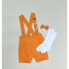 Udoras Tesktil Kümes Konsept Turuncu Şort Slopet Papyon Çorap