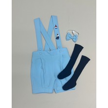 Udoras Tesktil Denizci Konsept Şort Salopet Papyon Çorap