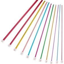 Nuvigo Örgü Tığ Metalize 35 cm  3,5 Numara