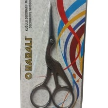 Nuvigo Nakış Makası Kuğulu Dekoratif Makas Gümüş YBL-043 Model 13