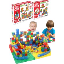 Özbience 3D Puzzle City Yapı ve Tasarım Blokları 192 Parça, Eğlenceli ve Yaratıcı Oyun