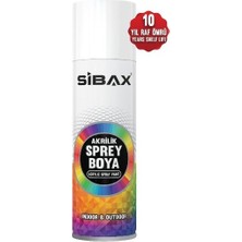  sibax 250 ml akrilik sprey boya parlak siyah ( ral9005)