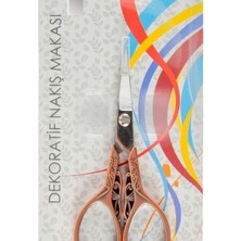 Nuvigo Nakış Makası Dekoratif Bakır Kelebek Ybl-403 Model 18