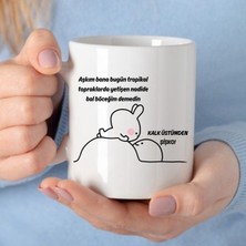 Alpşan Ticaret Kalk Üstümden Şişko Kupa Bardak Sevgiliye Hediye Kupa Bardak