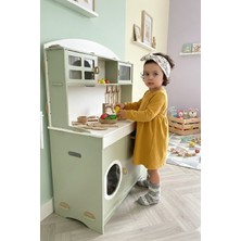 Özbience Büyük Boyalı 9 Parça Mutfak Servis Seti, Şık ve Pratik Kullanım