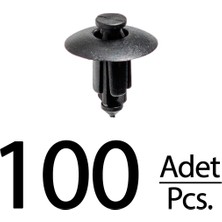 Alpha Auto Part Honda Accord Cr-V Civic Odyssey Için Çamurluk Tamponu Itmeli Klips - 100 Adet