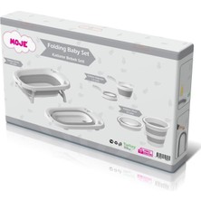 Flamex Katlanır Küvet Seti Gri