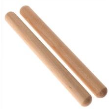 Özbience Ahşap Ritim Çubuğu 6 Çift (12 Adet) Percussion Sopası Müzik Aleti