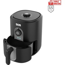 Özbience Yüksek Performanslı Airfryer, Yağsız Kızartma, Siyah, Sağlıklı Pişirme
