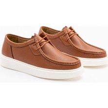 2530 K.b.taba Deri Günlük Erkek Deri Ayakkabı