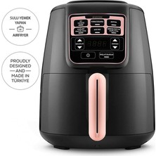 Özbience Air Pro Cook Xl 2-In-1 Konuşan Airfryer Rosegold, 4 Kişilik