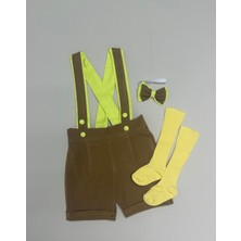 Udoras Tesktilsünger Bob Konsept Şort Salopet Papyon Çorap