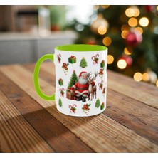 Alpşan Ticaret Yılbaşı Temalı Kupa – Noel Baba ve Geyik Baskılı Yeni Yıl Hediyesi