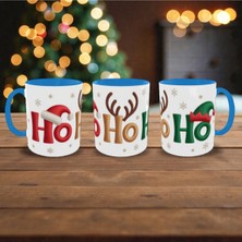 Alpşan Ticaret Christmas Kupa Yılbaşı Temalı Kupa Bardak Yeni Yıl Konseptli Ho Ho Ho Kupa Hediye Kupa