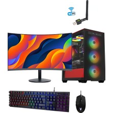 Draven OFS-020 i7-7700 16GB DDR4 1TB SSD 24" Curved Monitör Ofis Bilgisayarı