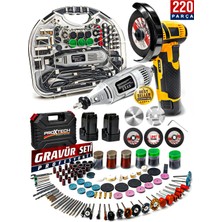 Full Set Bakır Sargılı Metal Kesme ve Gravür Mini Taşlama Hediye