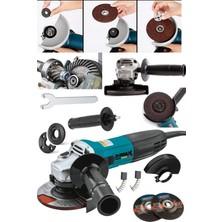 3000W Spiral Metal Kesme ve Taşlama Makinası, 115-125MM, Bakır Sargılı