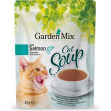 Garden Mix Gardenmix Somonlu Kedi Çorbası (5 Paket )40GR