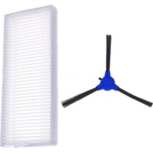 Robotfix Anker Eufy Robovac 15 Serisi Uyumlu 2 Parça Yedek Filtre Fırça Seti