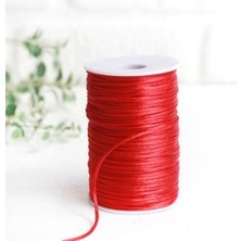 Nuvigo Sıçan Kuyruğu İp 2 Mm Kırmızı 90 Mt