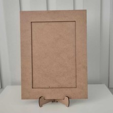 Özbience 3'lü Ahşap Çocuk Boyama Fotoğraf Çerçevesi, Eğitici ve Eğlenceli Set