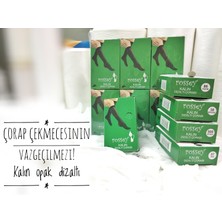 Rossey KALIN(70D) Opak Dizaltı Çorap-Siyah 500-(12 Çift)