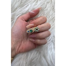 BMD Rosing Nail Ring - Mavi-Gri