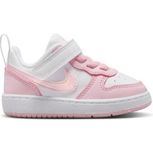 Nike Court Borough Low Recraft Bebek Pembe Beyaz Spor Ayakkabı / Sneaker - DV5458-105