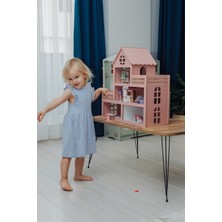 Özbience Renkli Ahşap Çocuk Oyun Evi, Güvenli ve Eğlenceli Oyun Zamanı