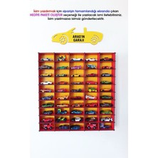 Özbience Renkli Oyuncak Araba Rafı, Eğlenceli ve Pratik Saklama Çözümü